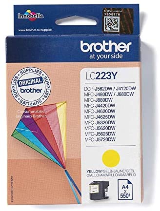 Genuine Brother LC223Y Yellow Ink Cartridge