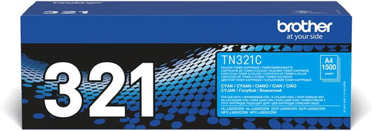 Genuine Brother TN321C Cyan Printer Toner Cartridge