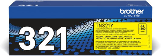 Genuine Brother TN321Y Yellow Printer Toner Cartridge