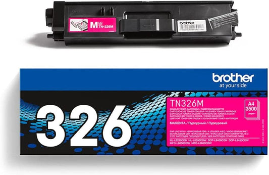 Genuine Brother TN326M Magenta High Yield Printer Toner Cartridge