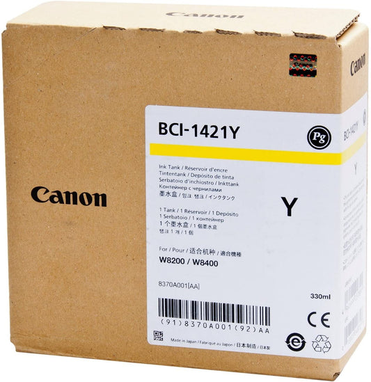 Genuine Canon BCI-1421Y Yellow Ink Cartridge 8370A001