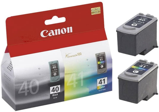 Genuine Canon PG-40 CL-41 Twin Pack Black Color Ink Cartridge