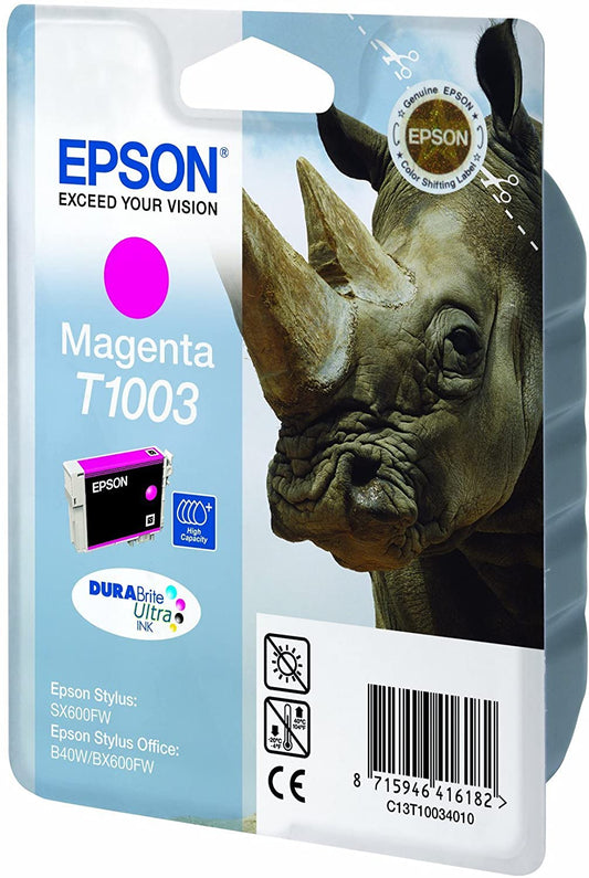 Genuine Epson T1003 High Capacity Magenta Ink Cartridge