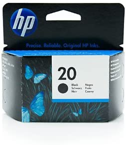 Genuine HP 20 Black Ink Cartridge C6614DE