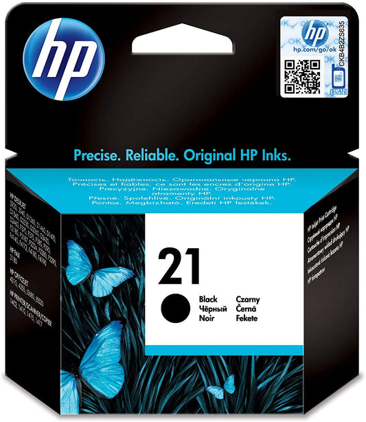 Genuine HP 21 Black Ink Cartridge C9351AE