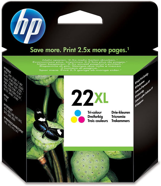 Genuine HP 22XL Tri-colour Ink Cartridge C9352CE