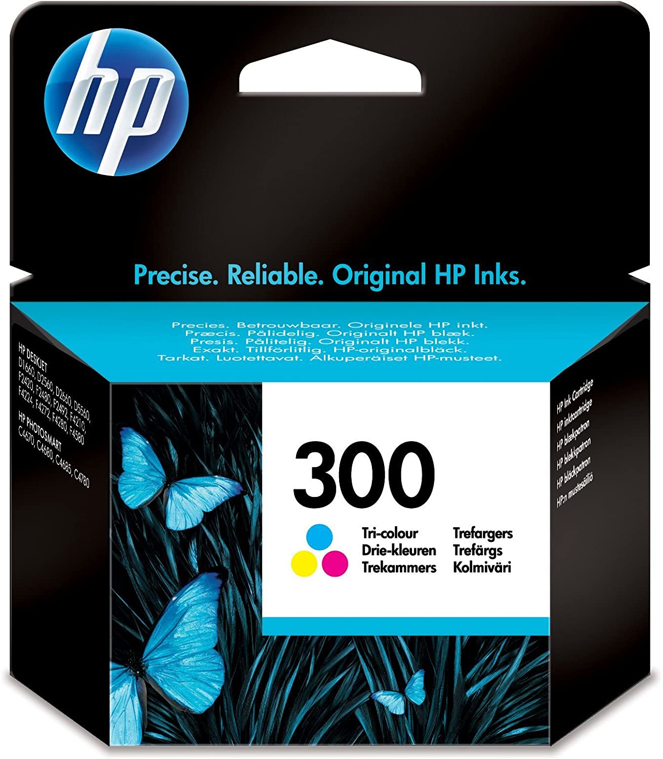 Genuine Hp 300 Tri Colour Ink Cartridge Cc643ee Ink Robot 