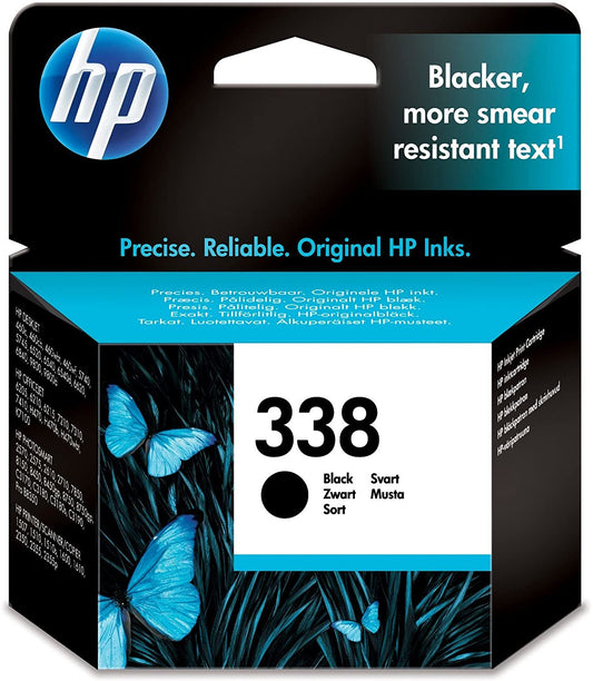 Genuine HP 338 Black Ink Cartridge C8765EE