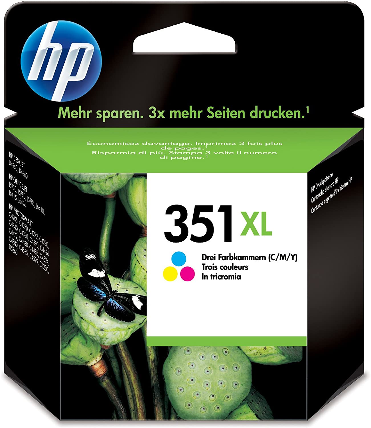 Genuine HP 351XL Tri-colour Ink Cartridge CB338EE