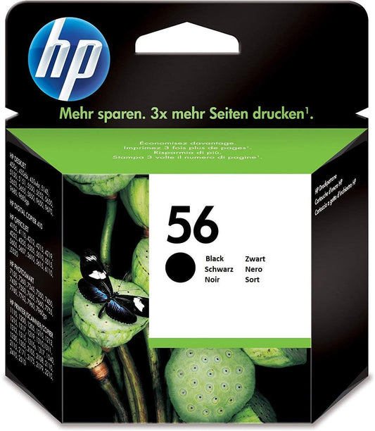 Genuine HP 56 Black Ink Cartridge C6656AE