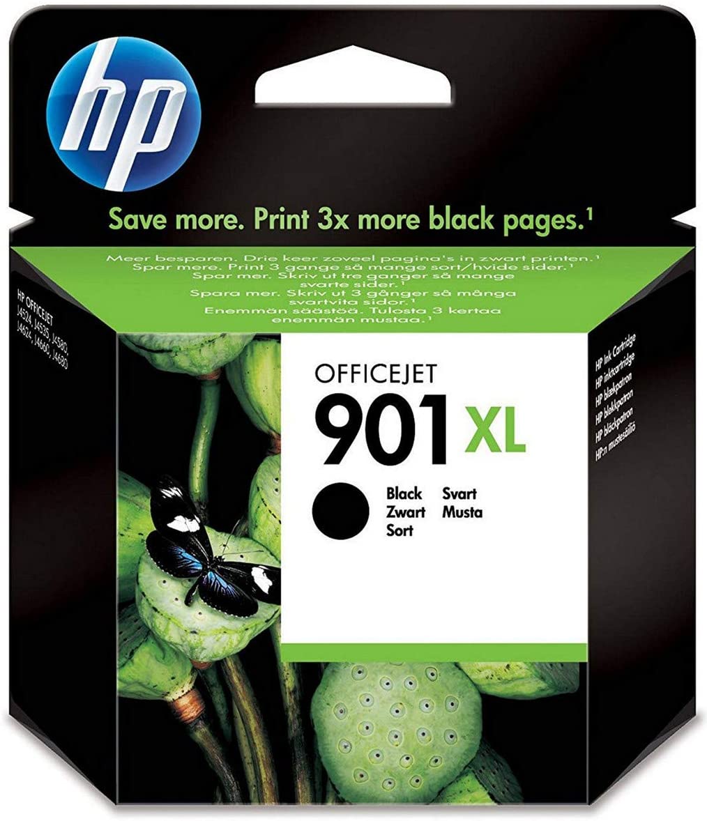 Genuine HP 901XL Black High Capacity Ink Cartridge CC654AE